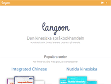 Tablet Screenshot of langoon.com